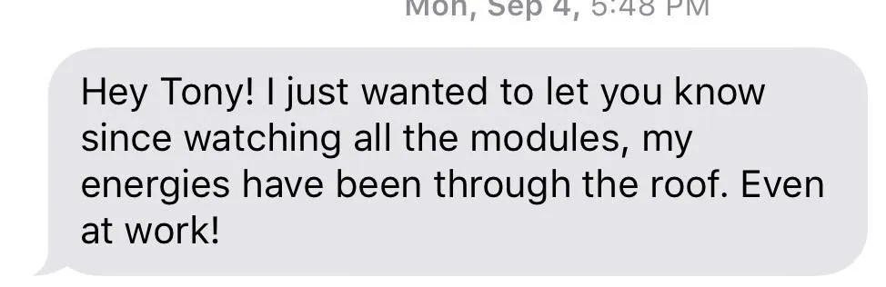 Dad increasing energy levels for work and life through fitness coaching.