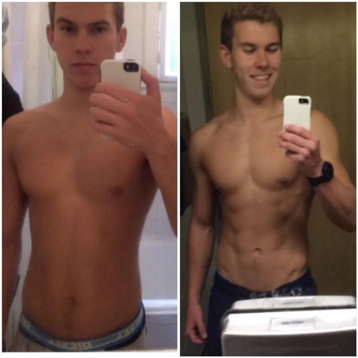 Young male gets lean and shredded – proof results from personalized coaching