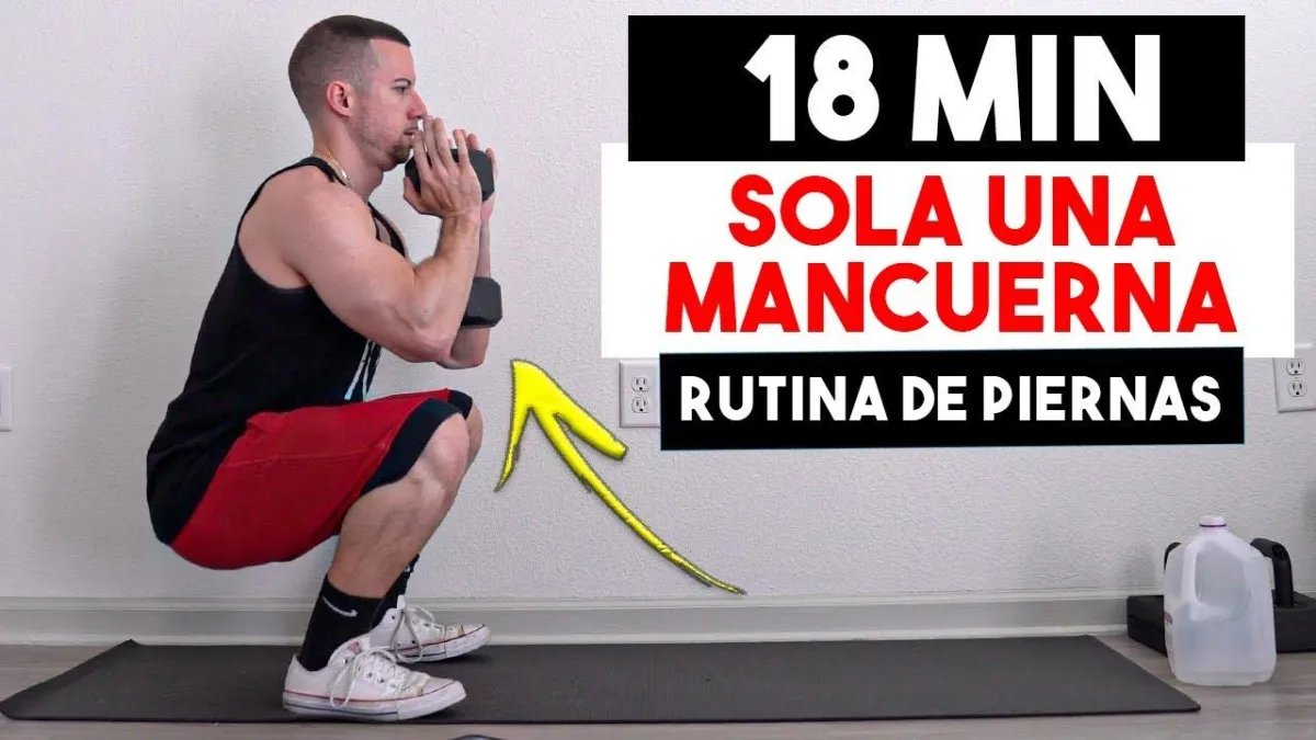 20 MIN RUTINA DE PIERNAS PARA HOMBRES (SOLA UNA MANCUERNA!) | Rutinas De Piernas en Casa