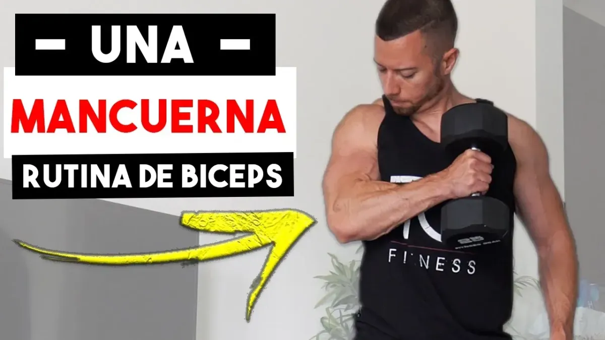 5 Min Rutina De Biceps con Sola Una Mancuerna (BRAZOS GRANDES) | Rutina Brazos Con Mancuernas