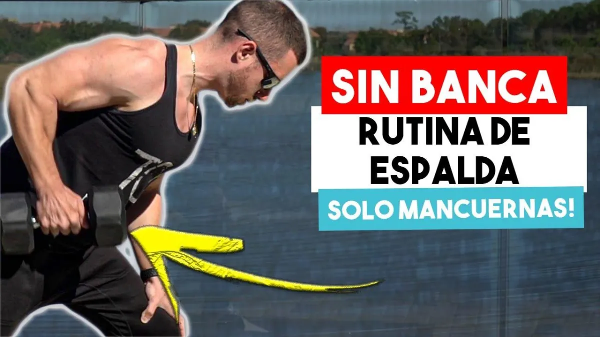 Rutina de Espalda con Mancuernas (EN CASA) | Ejercicios Para Espalda (SIN BANCA)