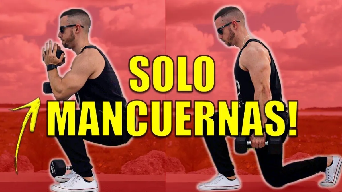 RUTINA DE PIERNAS (SOLO MANCUERNAS) | Los Mejores Ejercicios Piernas  Con Mancuernas (EN CASA)