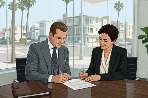 A real estate investor went to a expert real estate broker to sell his house.