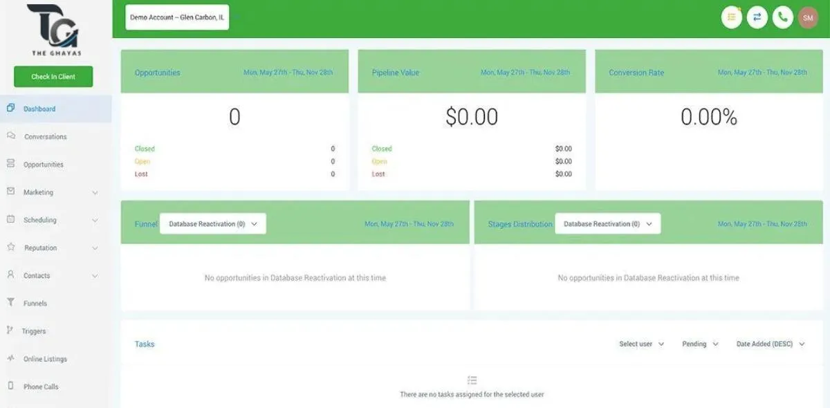 GHL Dashboard 