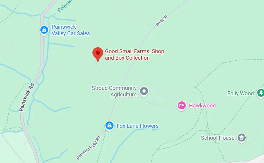 Good Small Farms food box collection