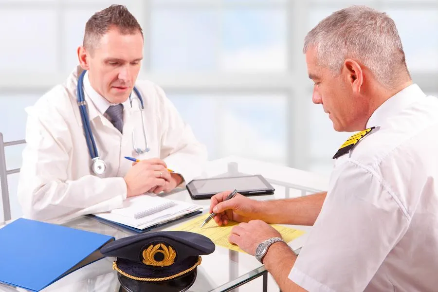 pilot and doctor talk