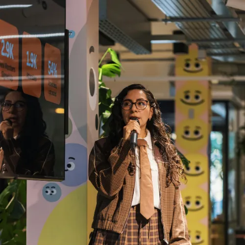 Spreken voor een groep