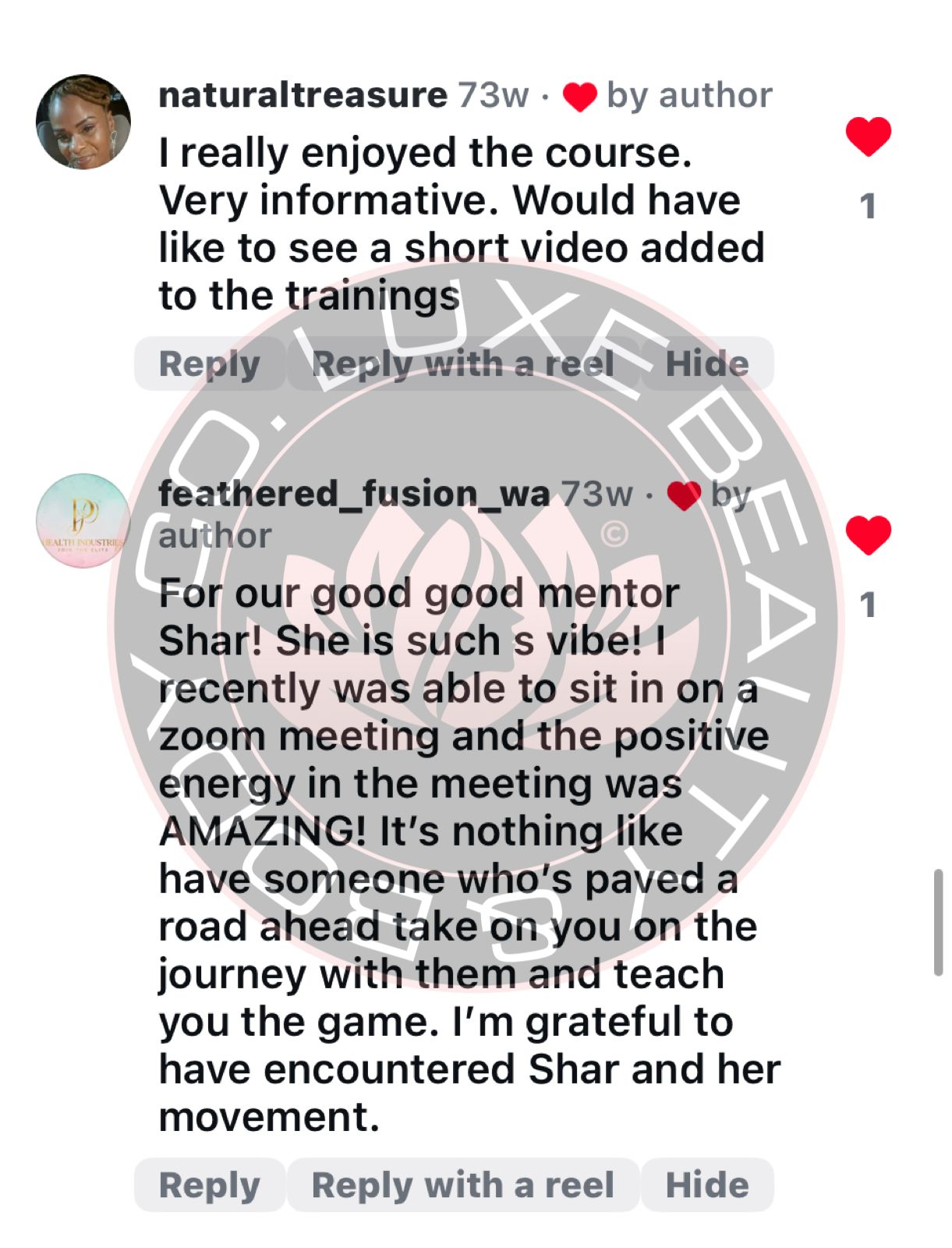 Luxe Beauty & Body Co. testimonial highlighting business growth and clarity through Confident Pricing.