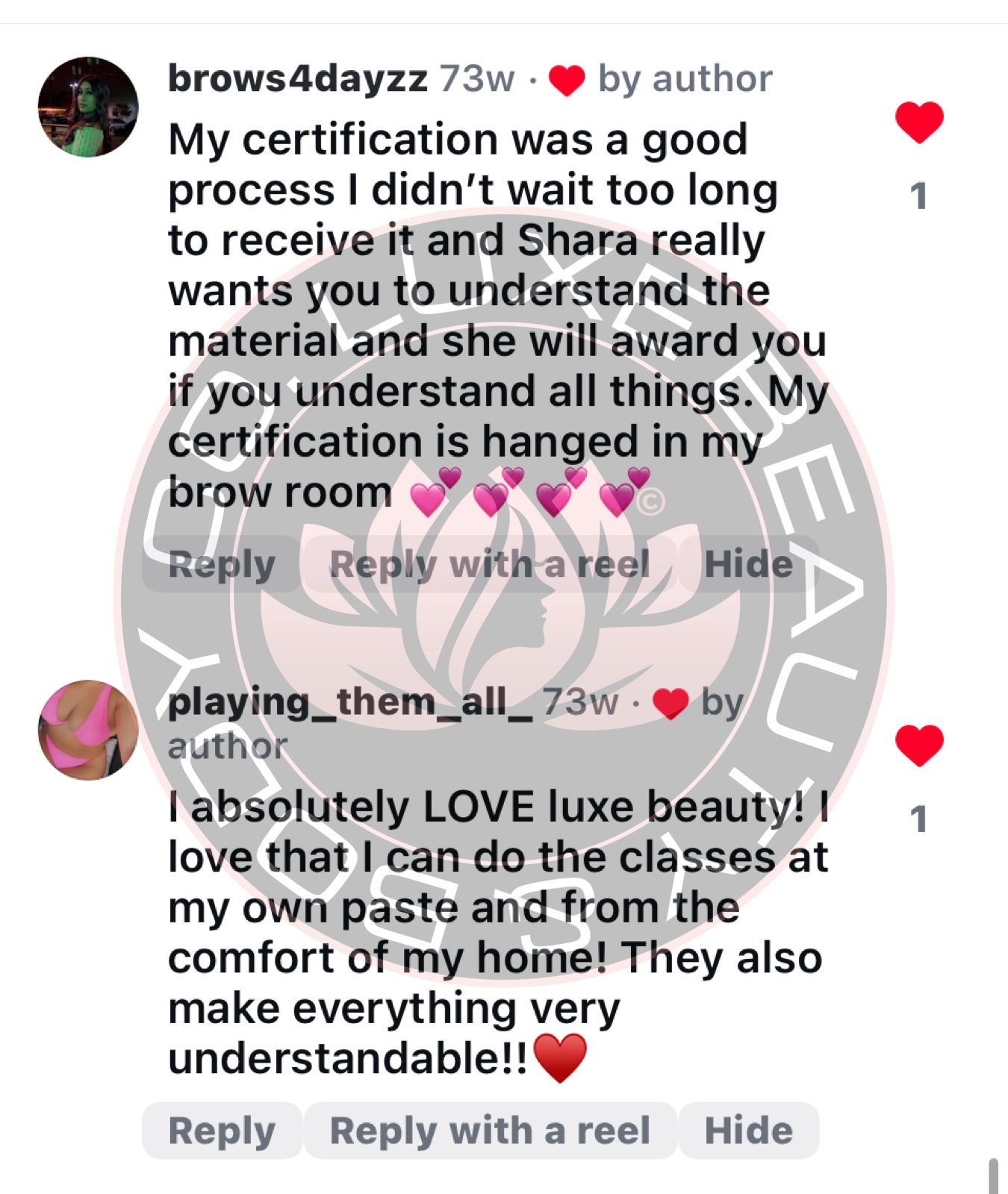 Luxe Beauty & Body Co. testimonial highlighting business growth and clarity through Confident Pricing.