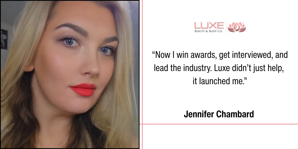 Luxe Beauty & Body Co. testimonial highlighting business growth and clarity through Confident Pricing.