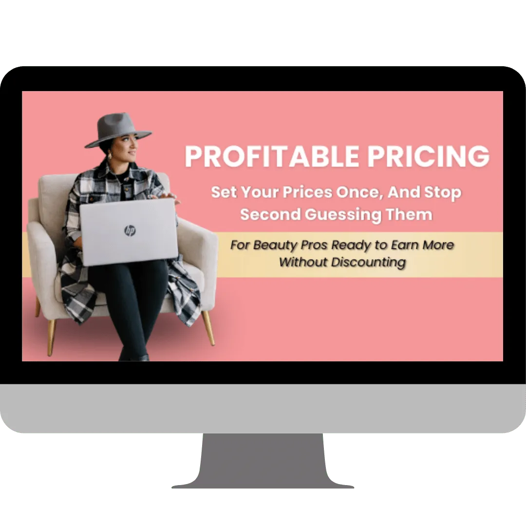 Confident Pricing course materials for beauty professionals, showing Luxe Beauty & Body Co.’s guide to setting profitable prices with clarity and confidence.” This keeps it concise, accessible, and SEO‑friendly while naturally weaving in Confident Pricing. I can also create an ultra‑short version (under 15 words) for quick mock‑ups if you’d like.