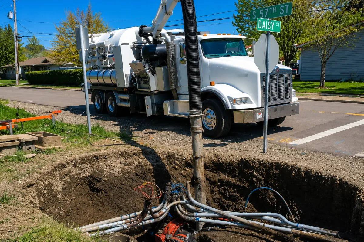 Hydrovac & Vacuum Truck in Seattle