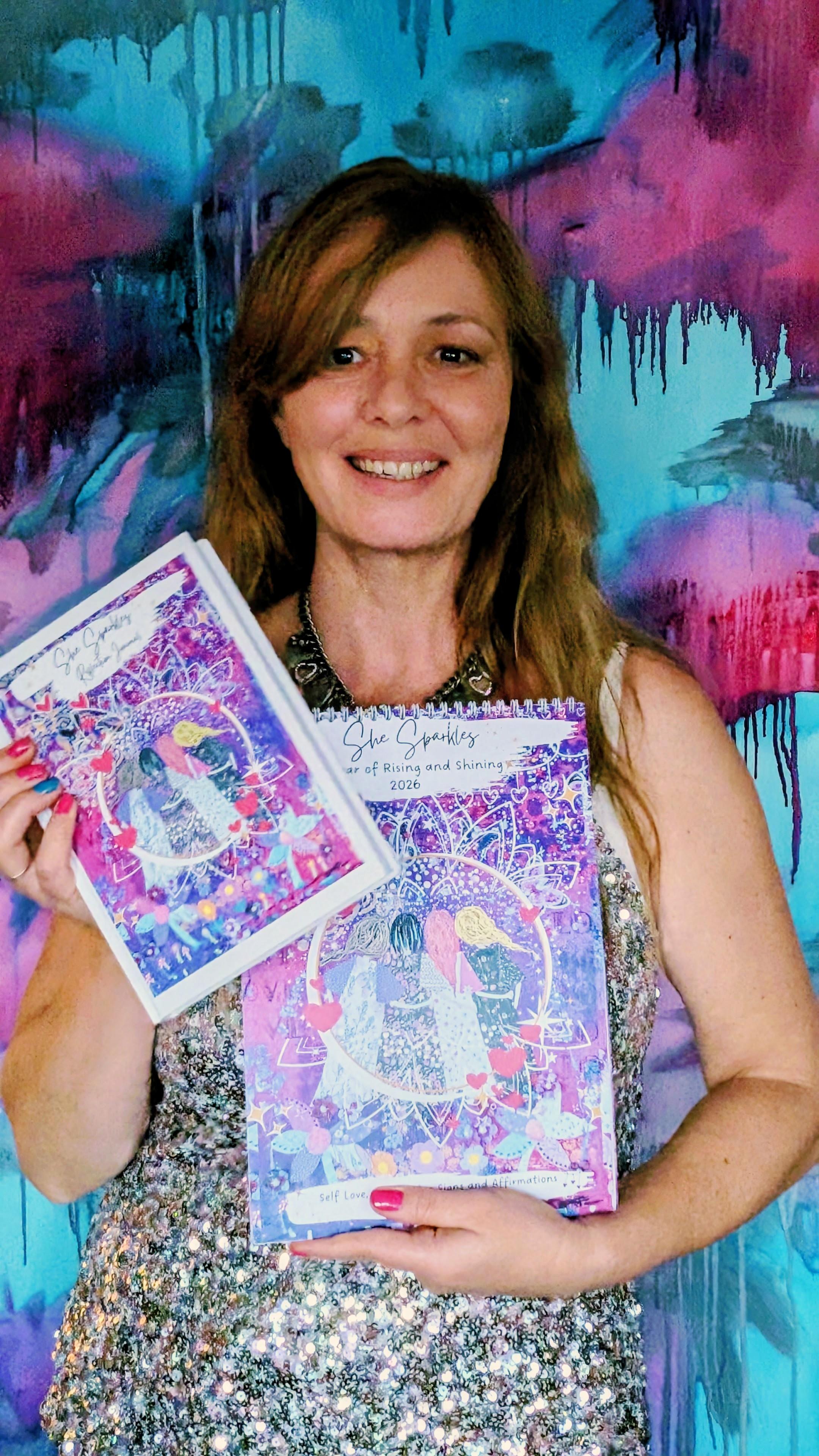 Janine Tonkin Art launches her year of "She Sparkles" Journal and Diary