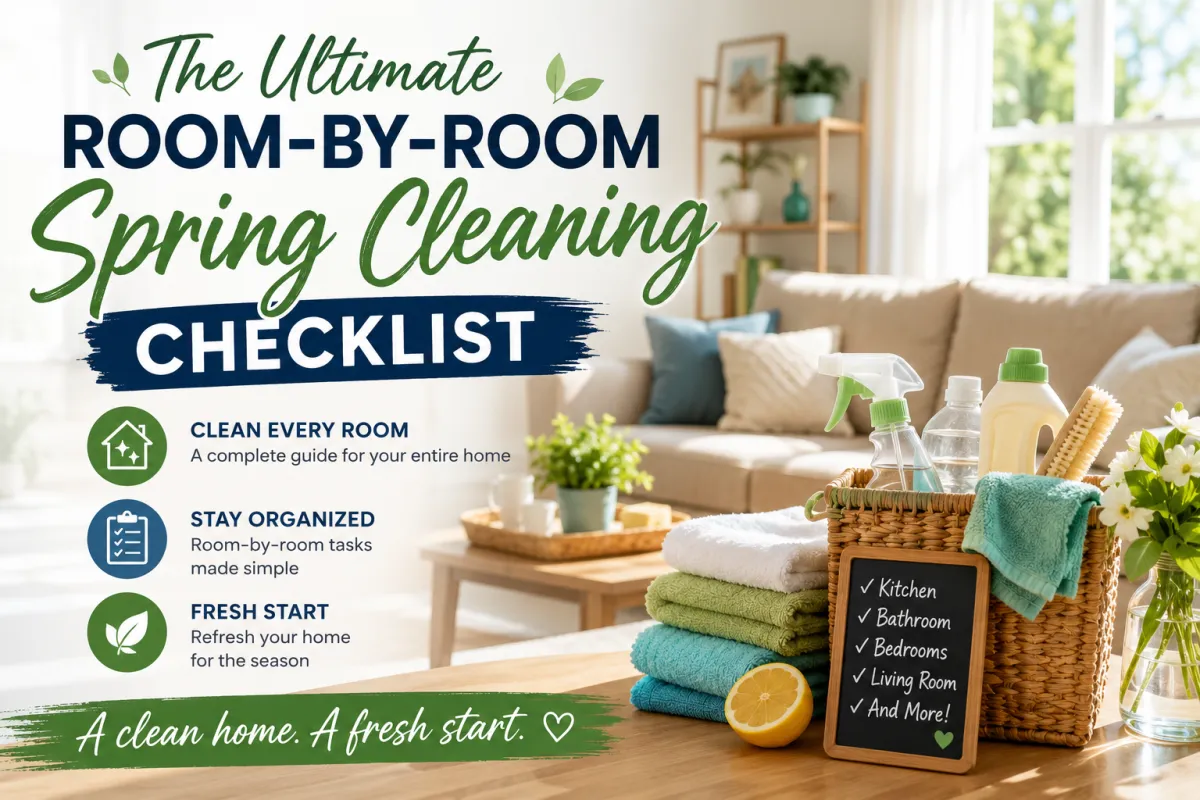 The Ultimate Room-by-Room Spring Cleaning Checklist