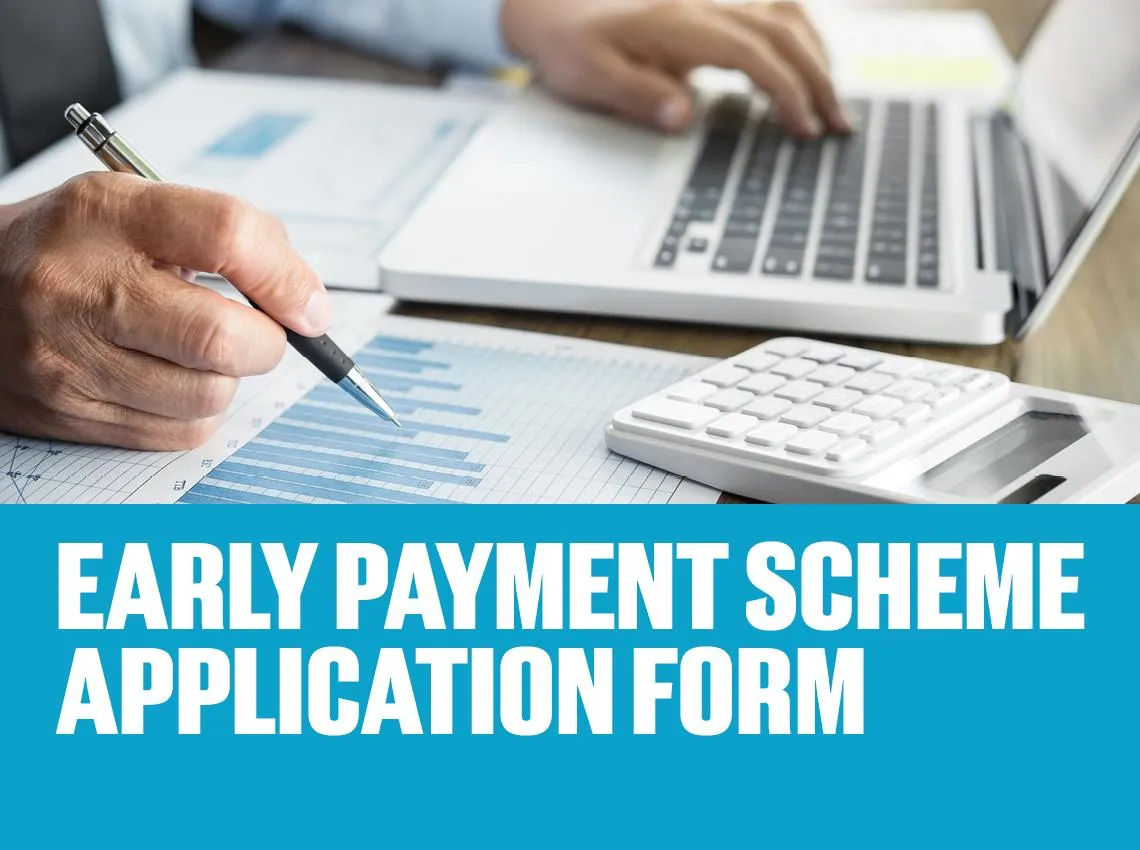 Early Payment Application Form 