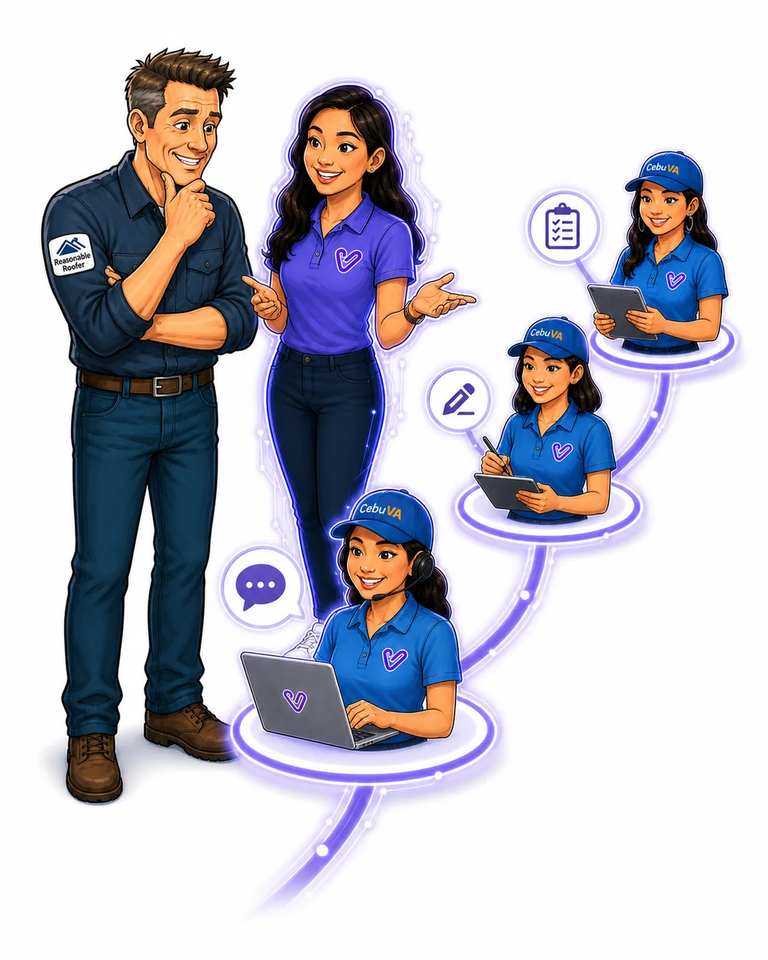 CebuVA Lite VA Specialist VA EA and Remote COO service levels