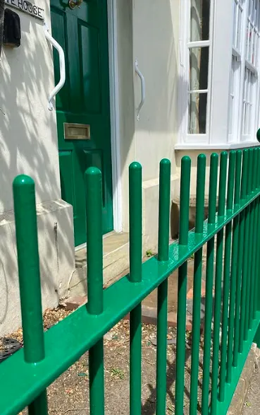 Macro close-up detailing seamless paint junctions and flawless architectural architrave edges