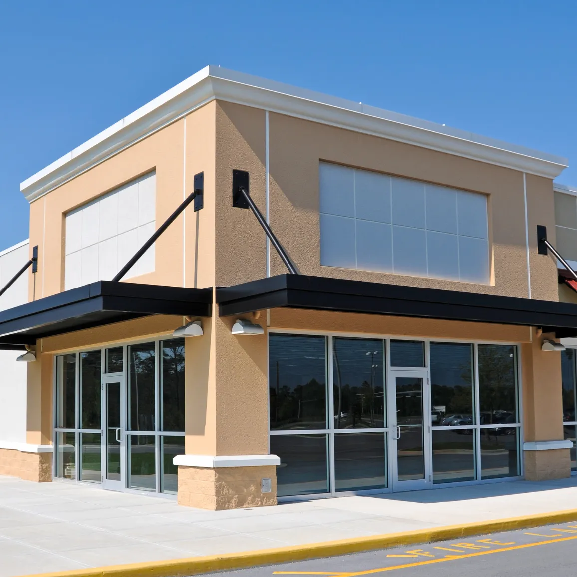 Commercial window glass services