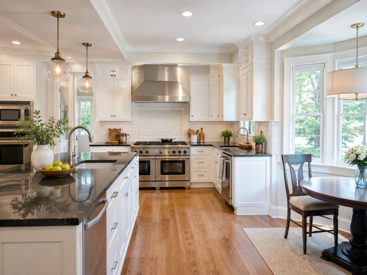 Full kitchen renovation in a Milwaukee home by Pro Partners Remodeling