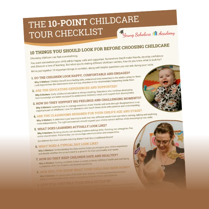 Checklist for Young Scholars Academy