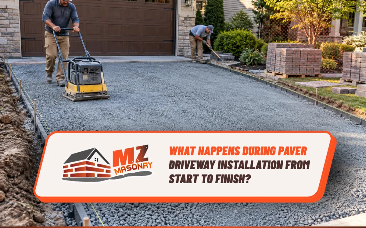 What Happens During Paver Driveway Installation From Start to Finish?