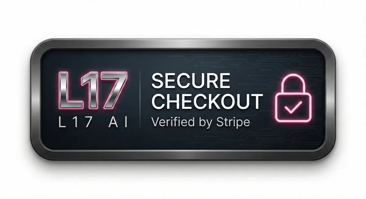 L17 AI 100% Secure & Safe Checkout
