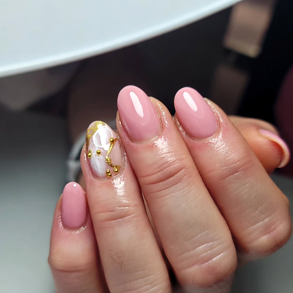 Decoracion de uñas en gel