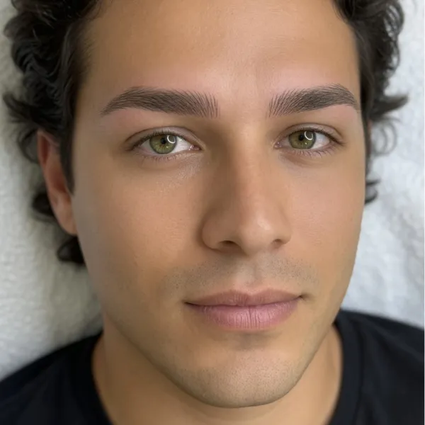Microblading en cejas masculinas