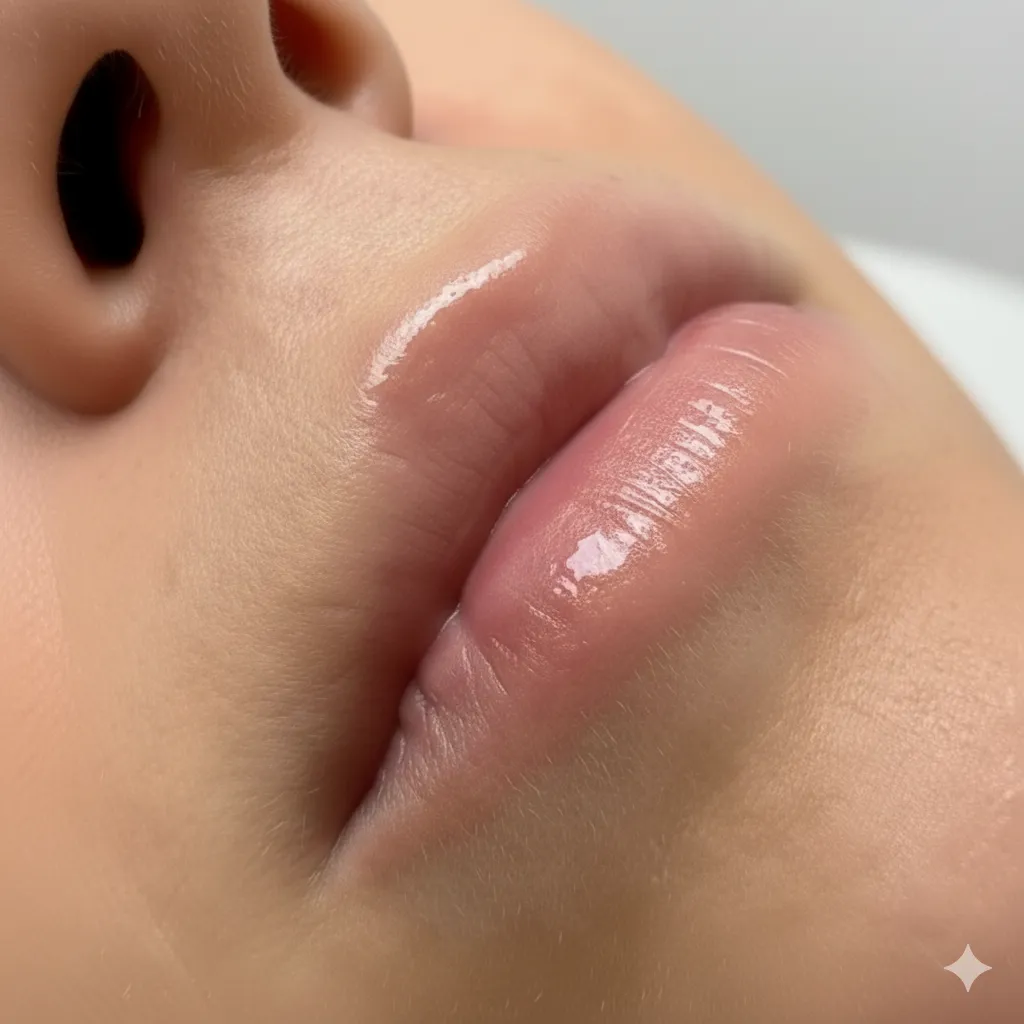 resultado de unos labios despues del hidralips