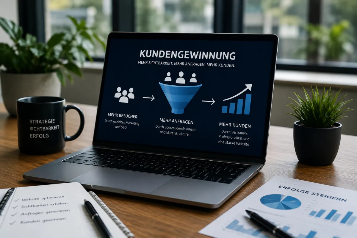 Digitale Kundengewinnung durch professionelle Website