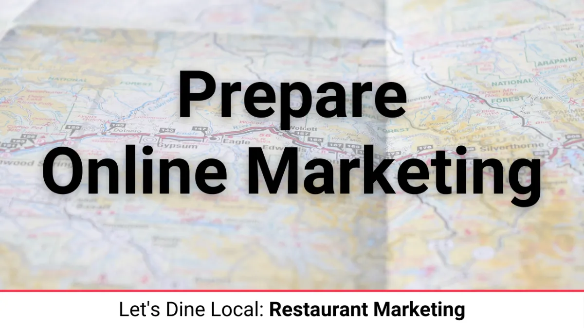 Marketing roadmap for local restaurants