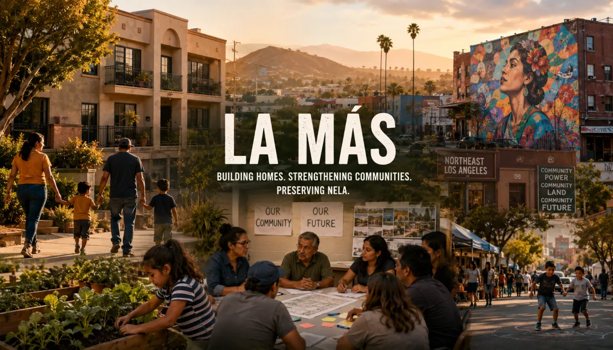 LA Más - building homes, strenthening communities, preserving NELA