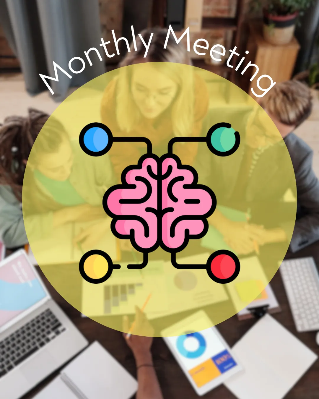 Book a monthly meeting with Market Minds Creative