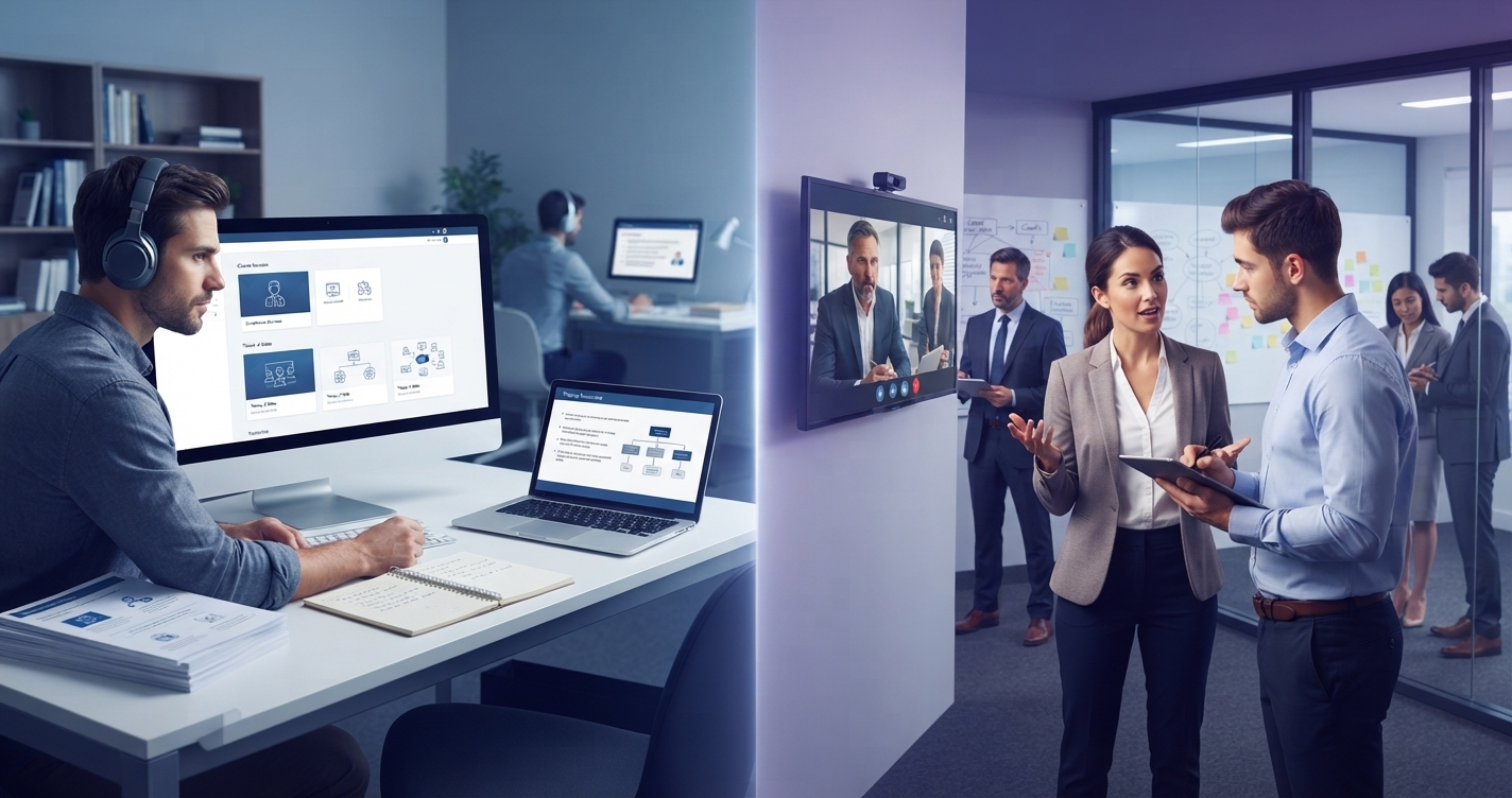 E-learning vs práctica real: cuál genera mejores resultados