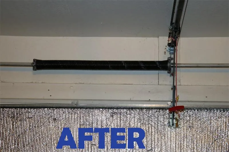 fixed garage door spring