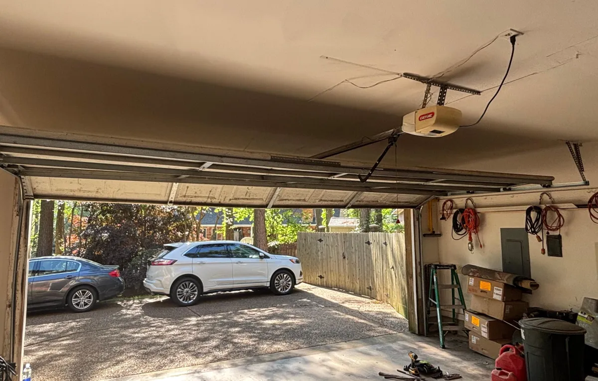 broken garage door spring