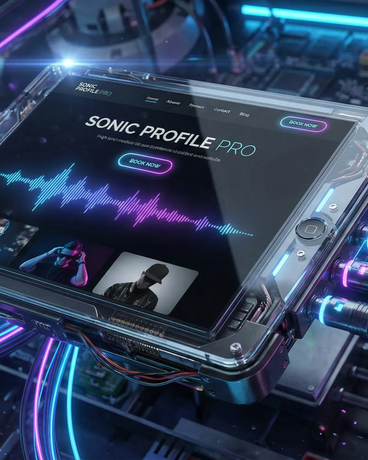 Sonic Profile Pro DJ Electronic Press Kit Template