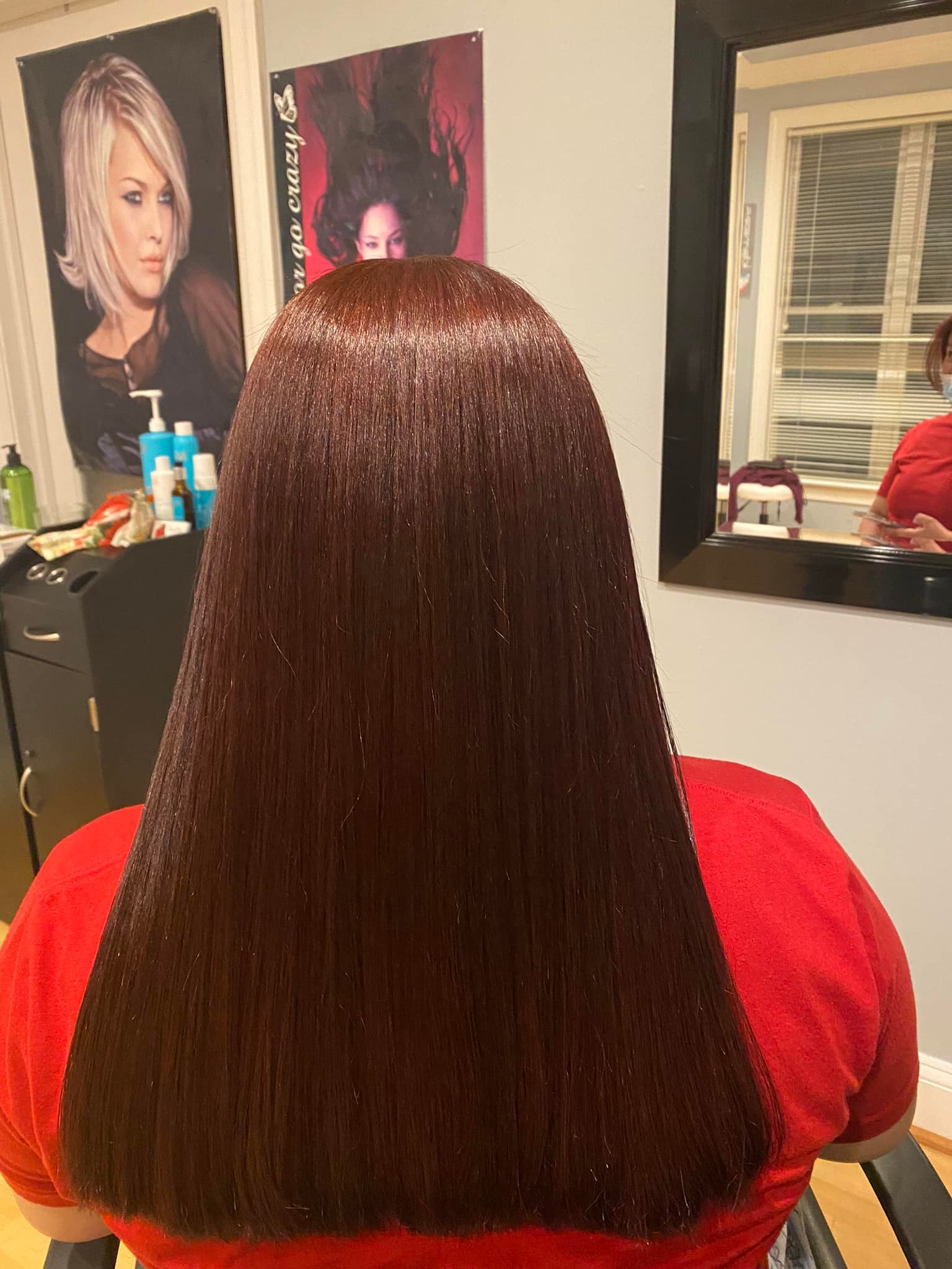 woman in white dress with white ribbon on head