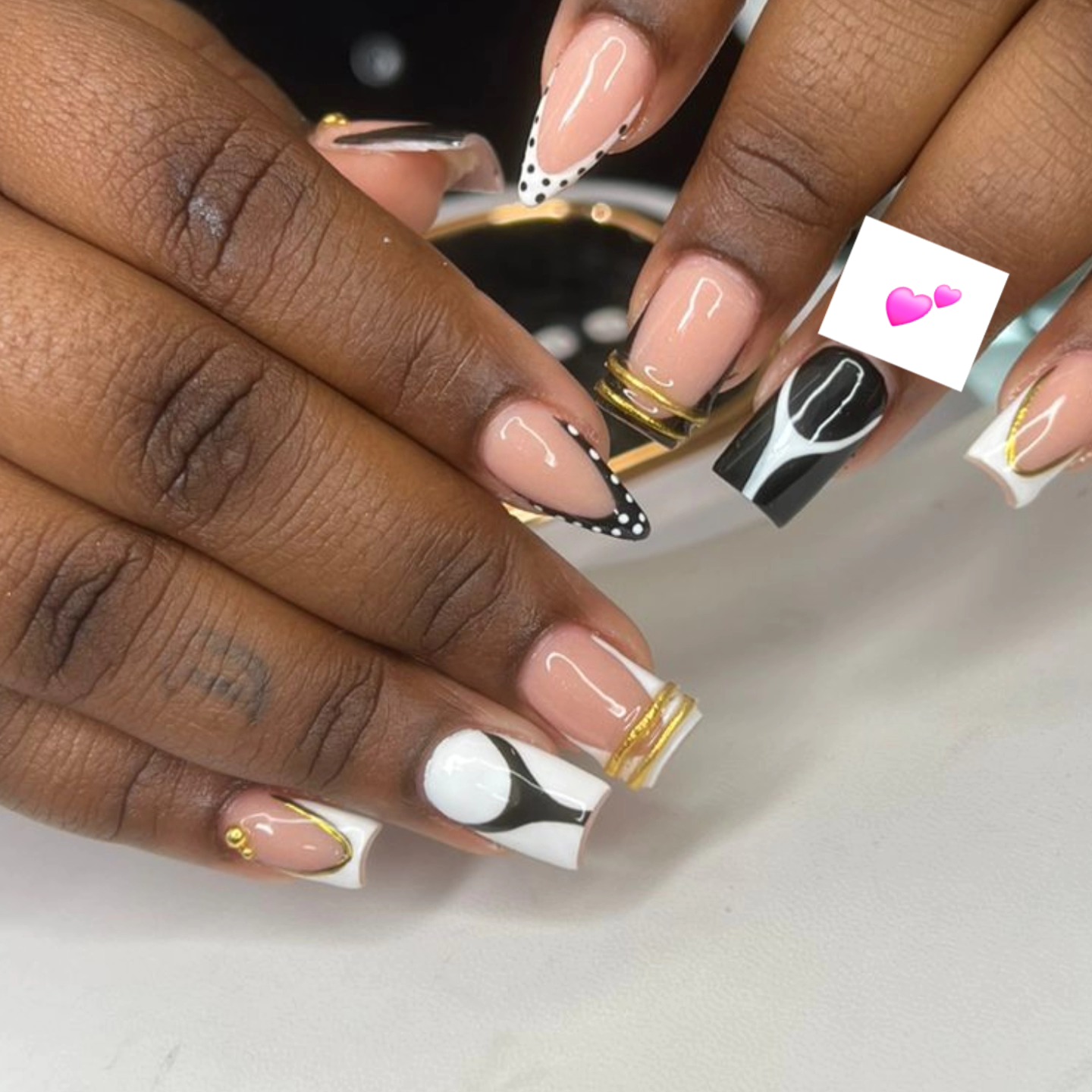 woman in white dress with white ribbon on head