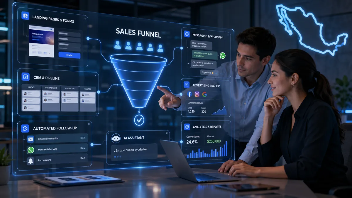 ¿Qué herramientas digitales son las mejores para construir un funnel de ventas para pymes mexicanas?
