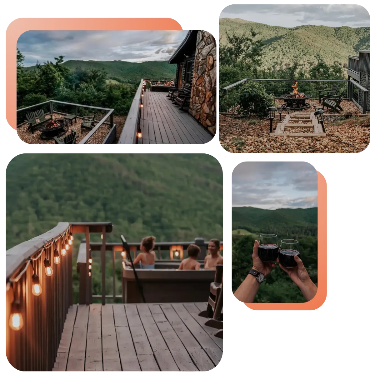 At Harris Hideaways, we specialize in creating unforgettable getaways, blending nature, comfort, and adventure in our unique properties. Mountain Top Retreat lets you relax in the peaceful Blue Ridge Mountains, with modern comforts and beautiful scenery perfect for exploring or extending your mountain stay.