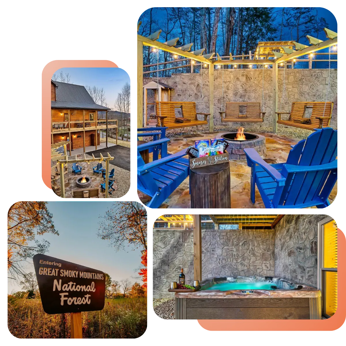 Discover the ultimate retreat at Cabin Bliss - a luxurious 3-story cabin in the heart of the Great Smoky Mountains.