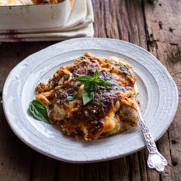 Италијанска лазања со quinoa risotto и масло од тартуф