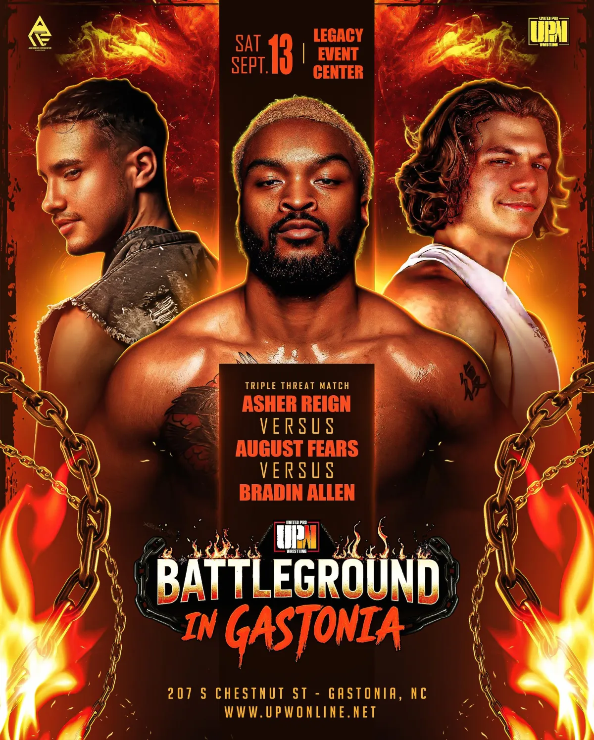 Asher Reign vs August Fears vs Bradin Allen