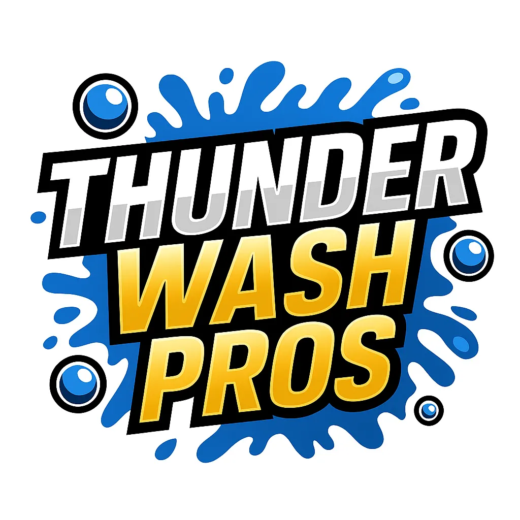 Thunder Wash Pros logo – professional pressure washing company based in Cumming