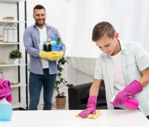 cleaning hacks for busy families