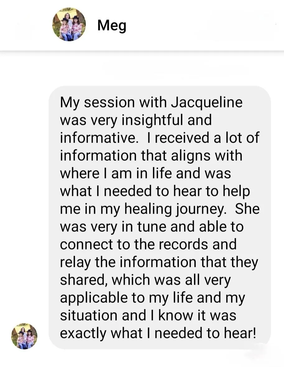 Jacqueline Jenson Testimonial