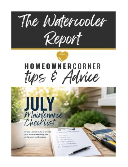 July Maintenance Check