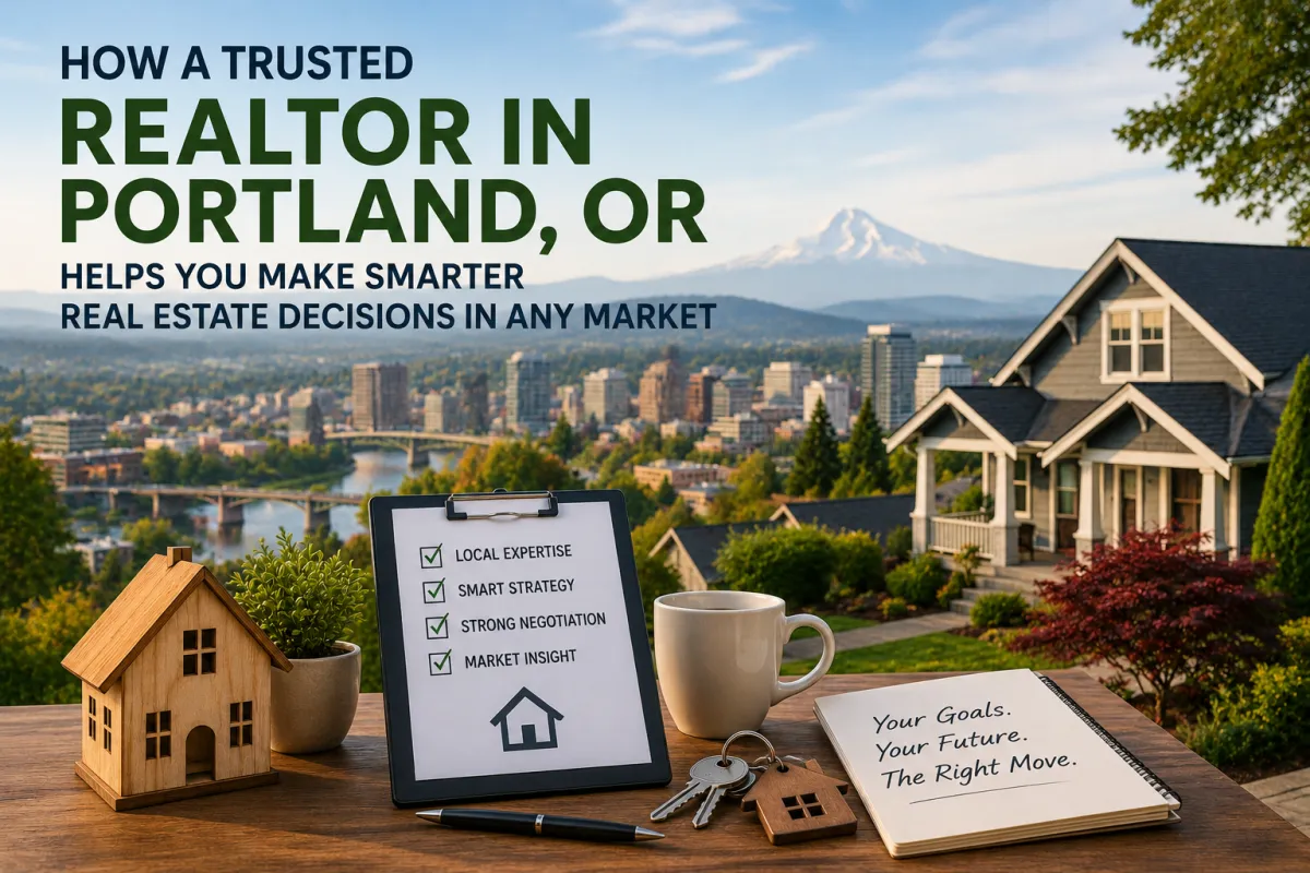 Jennifer Fidler helping buyers and sellers make smart real estate decisions in Portland, OR