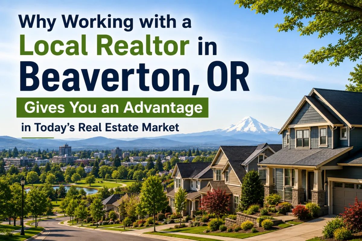 Local Realtor helping buyers and sellers in Beaverton OR and the Portland metro area